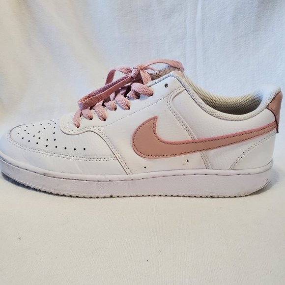 Nike Court Vision Low 'Next Nature Sail White Pink Oxford' Women's 11/Men's 9.5 - Picture 6 of 10